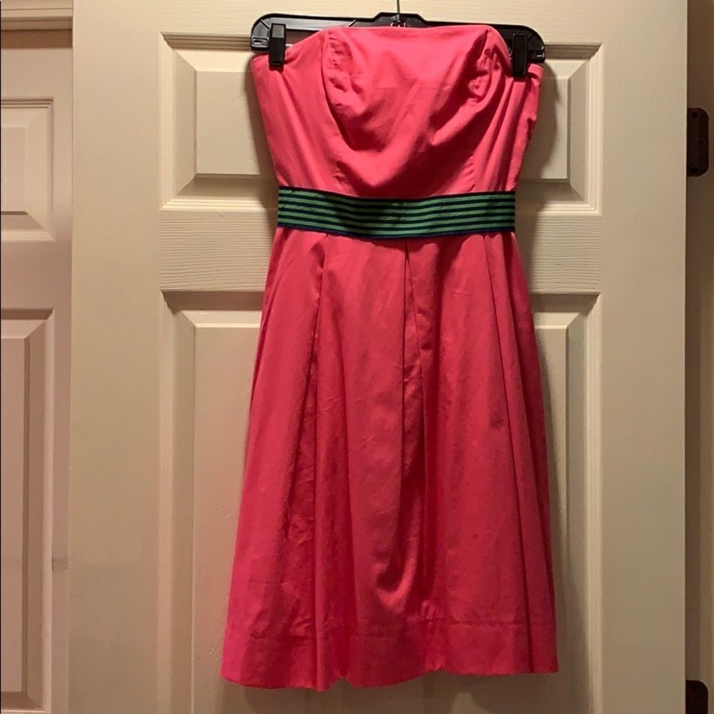 Lilly Pulitzer Angelette Pink Strapless dr…